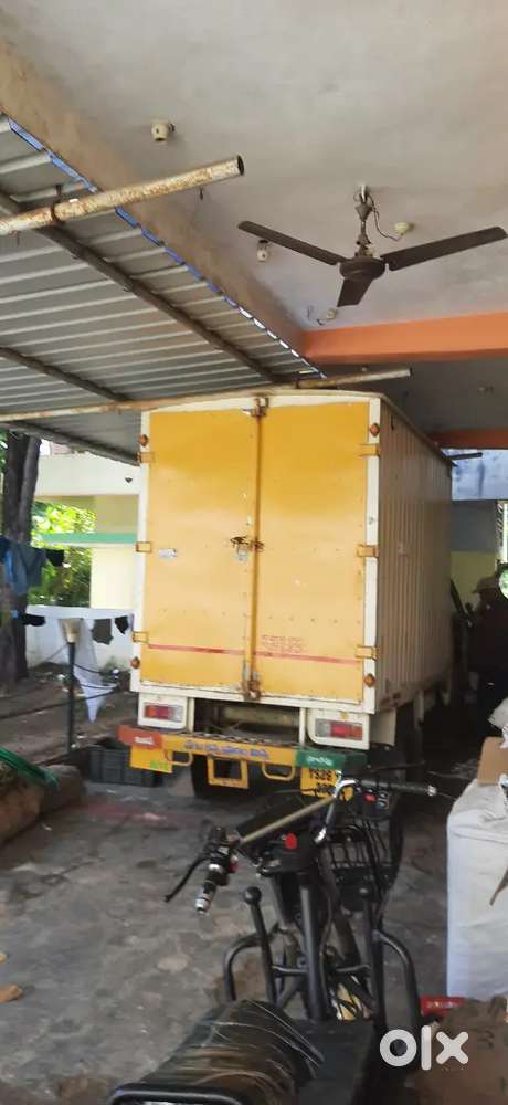Car and ashok leyland driver