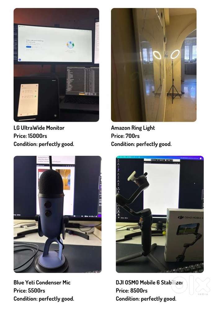 Good condition products