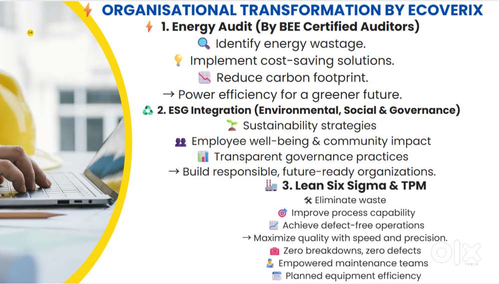 Energy Audit, Lean Manufacturing, ISO Certification Consultancy