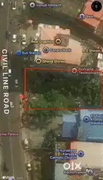 11.25 cents commercial plot for sale at Vazhakkala Civil line road
