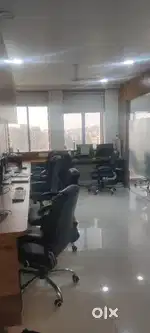 Well furnished office 10 work station 1 Boss cabin