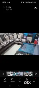L Type corner Sofa with center Table