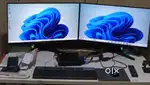 Monitor+pc setup