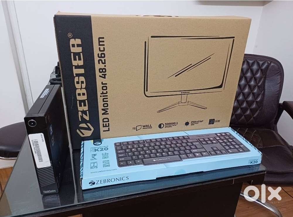 Lenovo 4th Gen Mini Desktop / 19 New Led With 1 Year Warranty