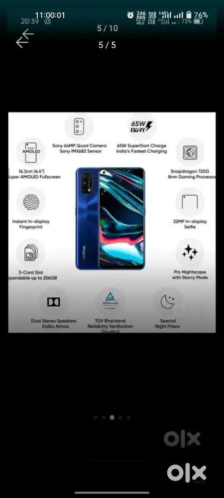 Realme 7 pro. 6 gb. 128 gb