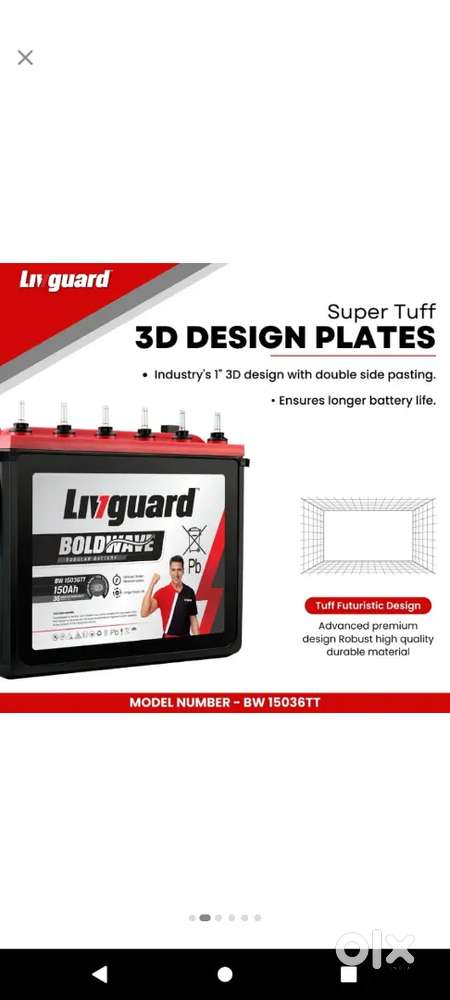 Brand New Livguard 150Ah Battery Seal Packed with 36 Months Warranty