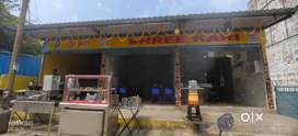 Sreekari hotel,3 shutters for rent & furniture, equipments for sale..