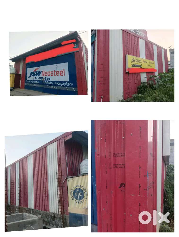 A 1800 sq ft godown set