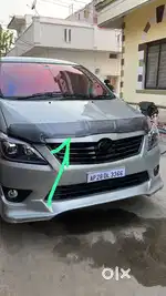 Toyota Innova bonnet visor abs plastic unbreakable