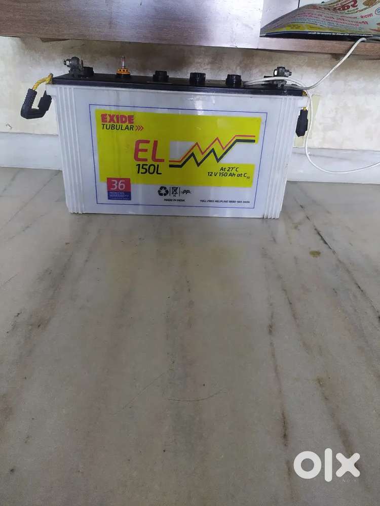 Inverter with battery