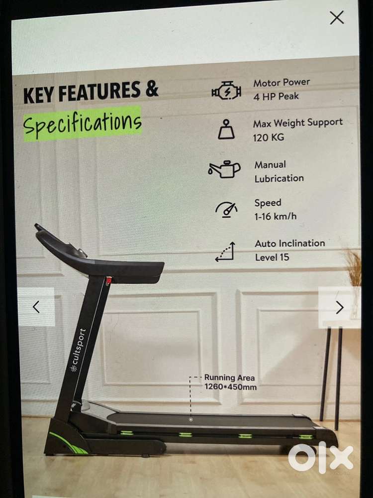 Cult fit treadmill