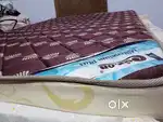 Double coat bed with mattress,Tv stand.
