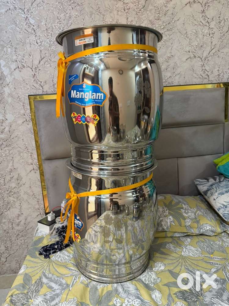 5 peace steel container set