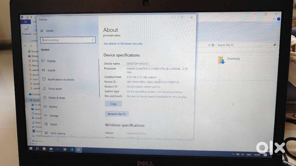 Dell 5480 Laptop in good condition