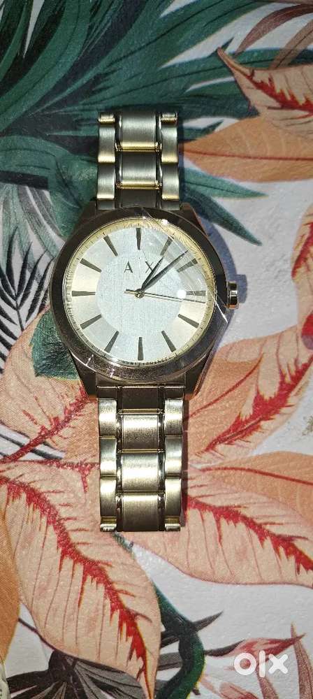 Armani Exchange stainless steel watch