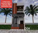 3 BHK Duplex East facing and Corner House on Booking