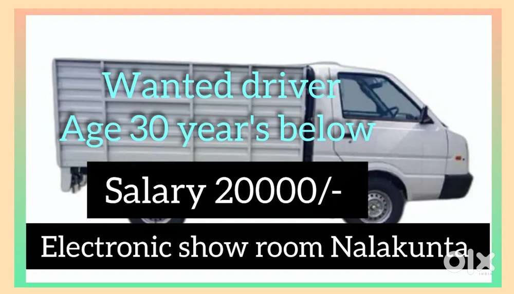 Driver best experience telugu language must spk at Nalakunta