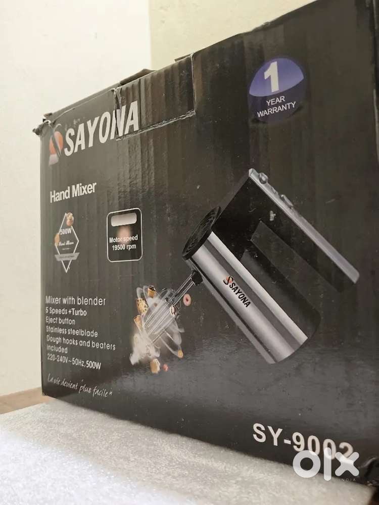 Sayona Hand Mixer (SY-9002) – 0% used