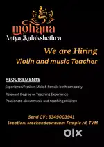 Hiring  Violin& Music Teacher