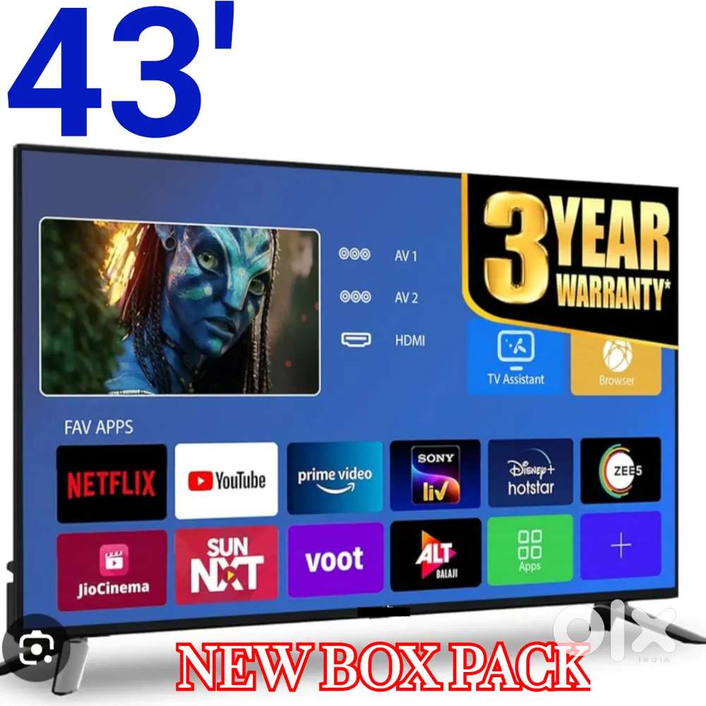 43' SMART PRO LED TV IPS PANEL NO-1 QUALITY WHOLESALE PRICE