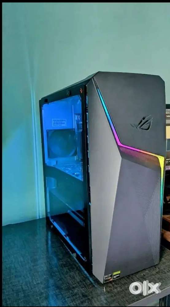 ASUS ROG PC with DELL MONITOR and ACCESSORIES