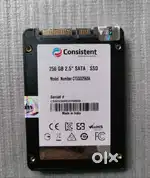 Consistent SSD 256GB 3 years warranty left and Evm H61 Motherboard