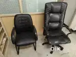 Chair wheel and leg chair