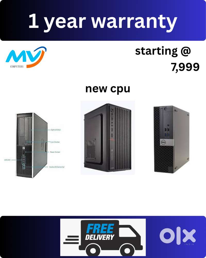 Desktop Laptop CPU Full Set i3-i5-i7 Available @ Low Price