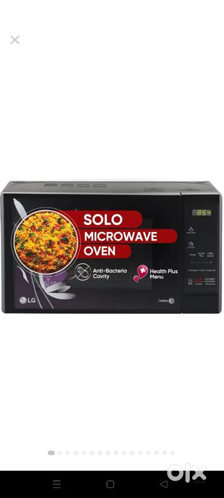 LG Solo Microwave Oven (MS2043BP, Black)