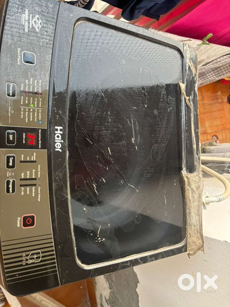 Haier fully automatic top load machine with 8kg capacity