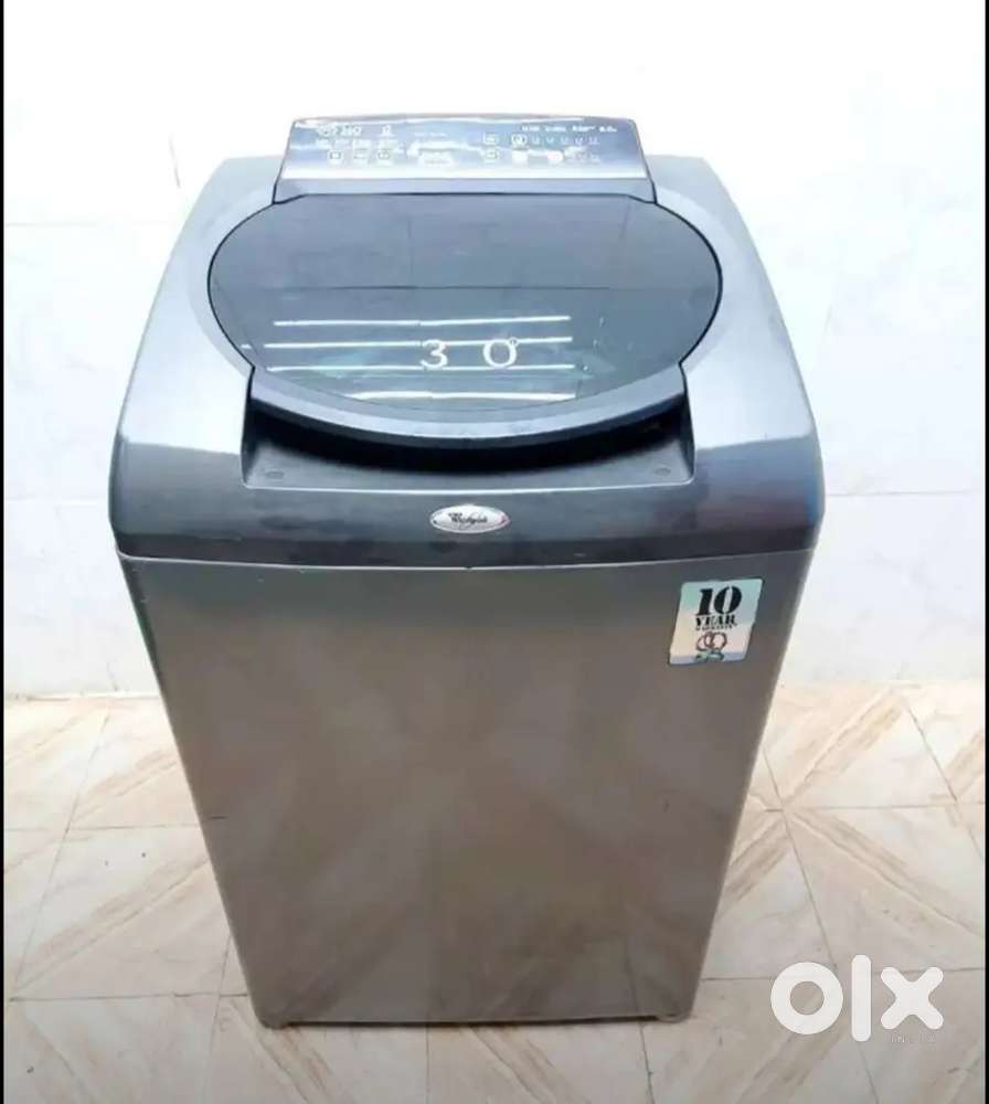 Whirlpool 360 black color washing machine fully automatic 8.0kg