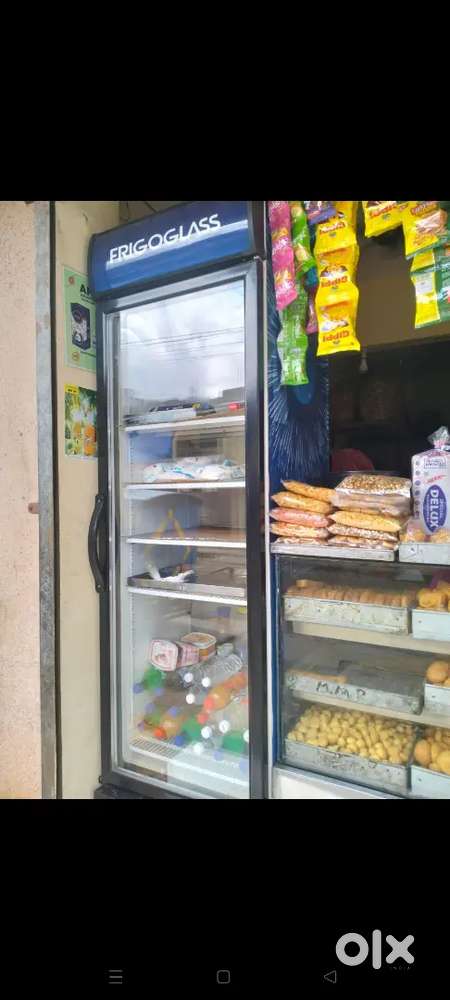 Door Glass Refrigerator & Hot counter