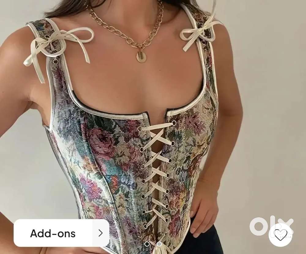 criss cross corset top