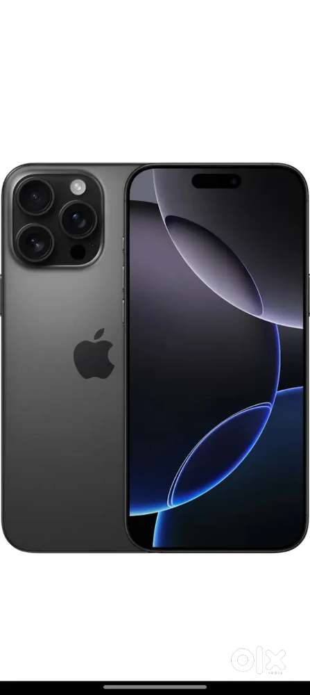 Iphone 16 pro max black colour 256 gb