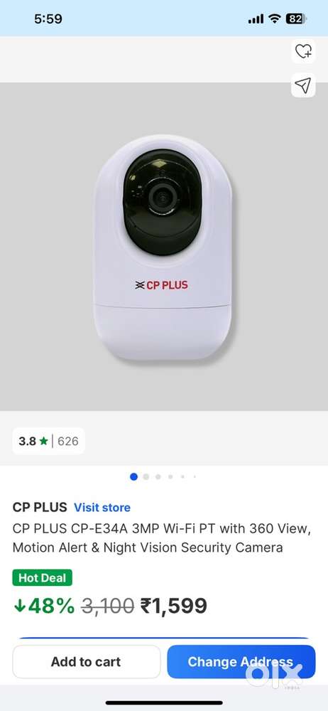 Cp plus wifi camera