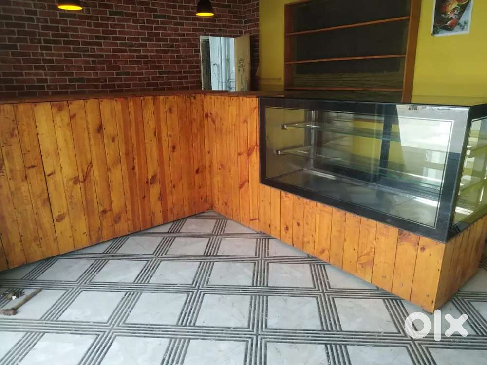 Cafe furniture & fridge & Automatic pani puri machine