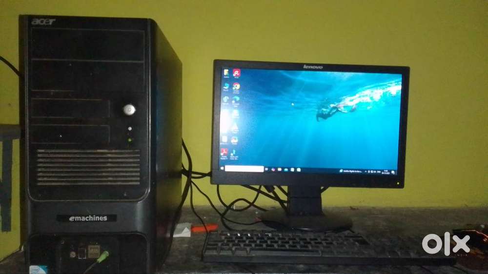 Acer Pc & Lenova monitor
