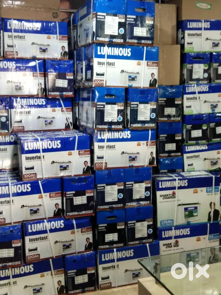 Brand new luminous batteries free delivery and installation