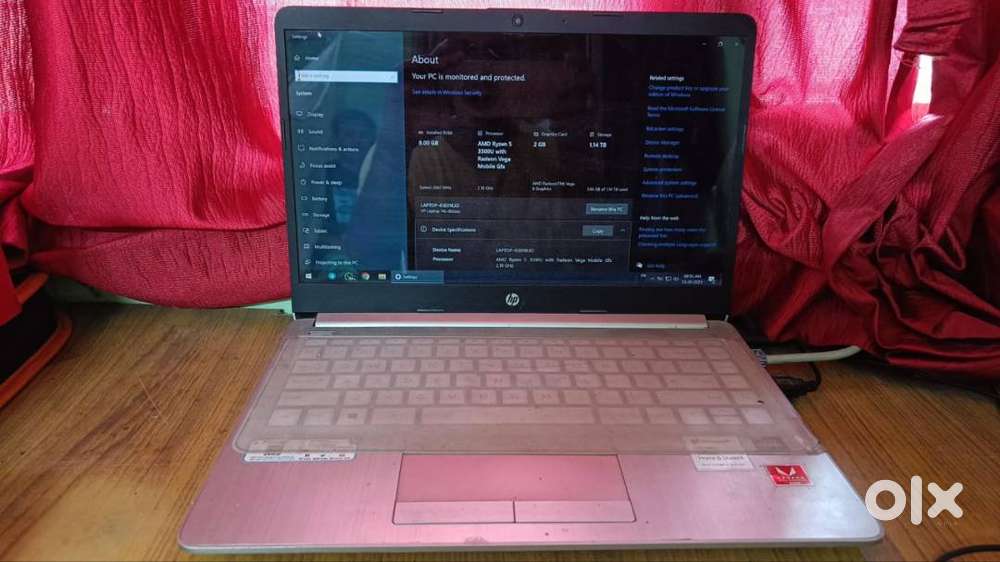 HP 14 inches  Laptop (8GB RAM 256GB SSD 1TB HDD)