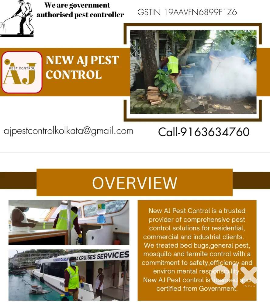 Kolkata based pest control company required Sales and Marketing person