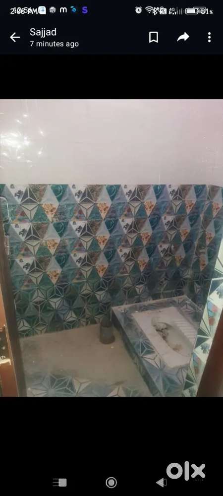 1 bhk flat for small family near parveen cafe