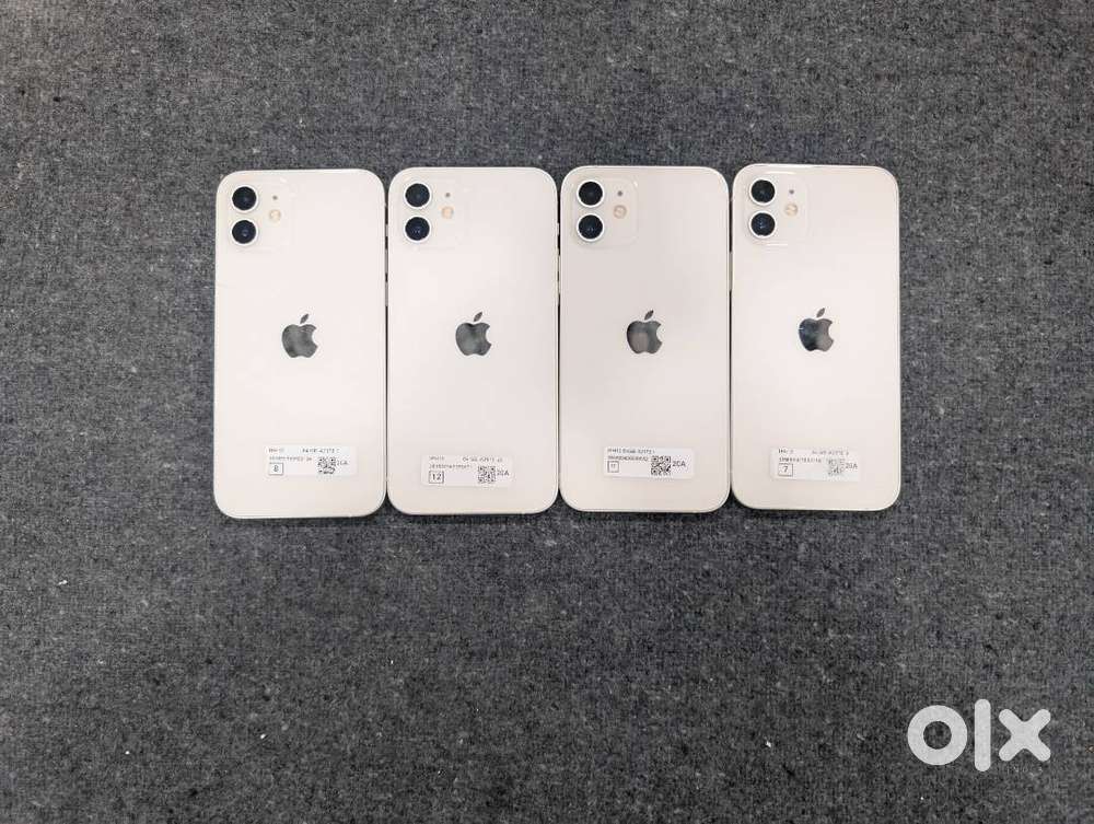 iPhone 12 64GB ROM, 85% & 94% BH, Brand New Condition, White Color.