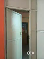Alluminium framed glass and wood partition for sale