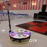 360 degree selfie video booth available rent