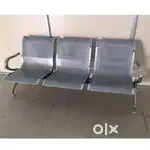 Stainless steel waiting chair