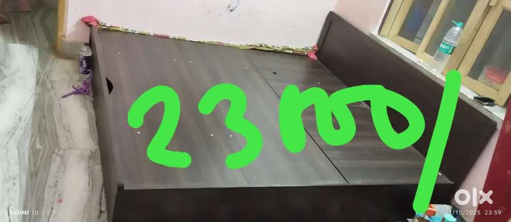 Urgent sale Damro hidrolik King bed, almirah, box alna