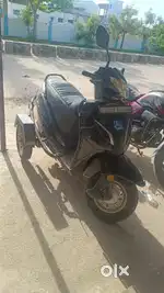 Physically handicapped three wheeler scooter first hand
