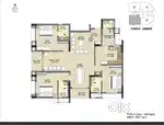 SKYLINE 24 CARAT 3 BHK 2027SQFT APARTMENT FOR SALE