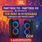 JBL speaker for rent - JBL 310 and JBL 710 rent in Hyderabad