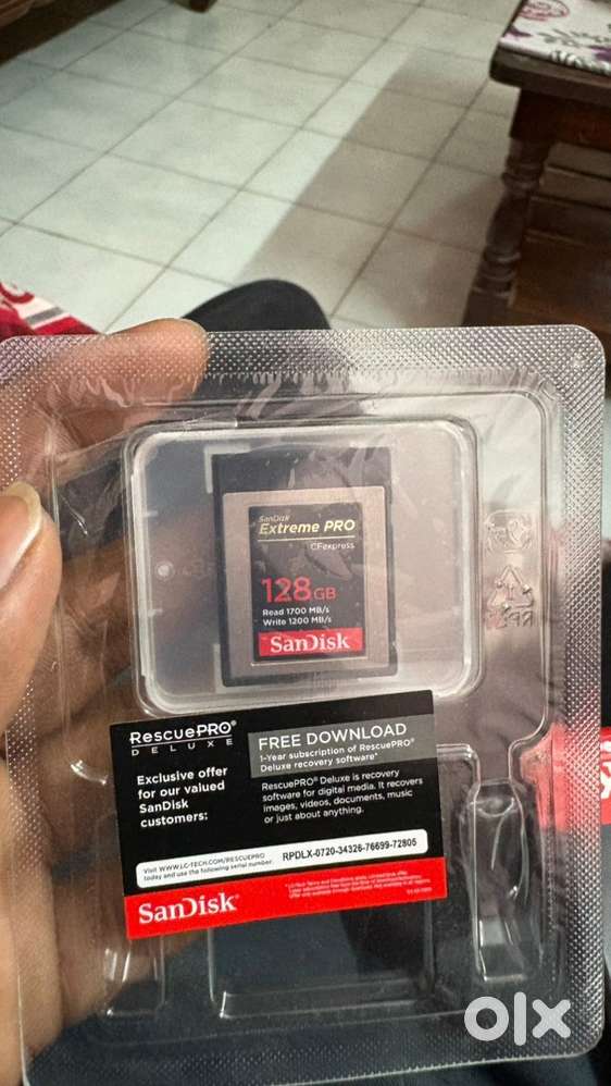 Sandisk 128gb type b card
